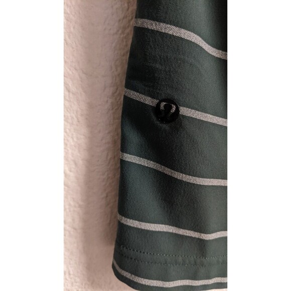 Men's LULULEMON "Kahuna Short" in "Cayman Stripe Forest" Size 36 EXCELLENT! - Picture 5 of 9